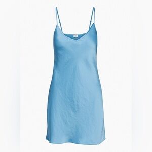 Aritzia Wilfred only slip mini dress buoy M
